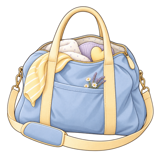 Illustrierte Kliniktasche